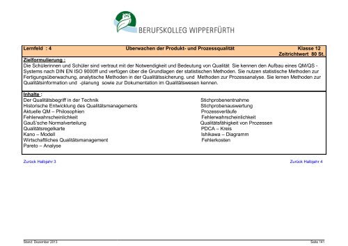 Zweijährige Höhere Berufsfachschule Technik, Schwerpunkt Maschi