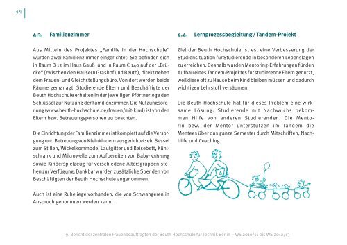 Gleichstellung und Frauenförderung - Beuth Hochschule für Technik ...