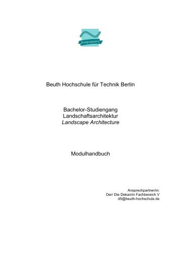 Modulhandbuch 2013-07-16 (PDF) - Beuth Hochschule für Technik ...