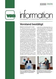 Vorstand bestätigt - Verband Deutscher Betoningenieure eV