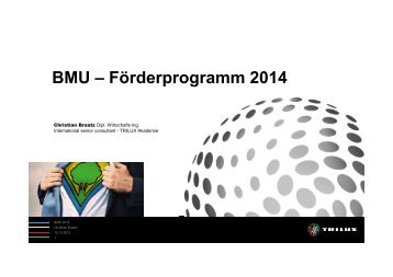 BMU – Förderprogramm 2014