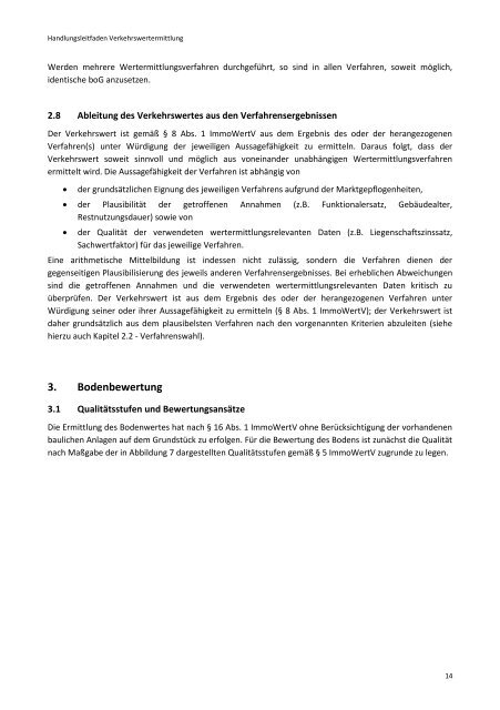 Handlungsleitfaden Verkehrswertermittlung Version 2.0