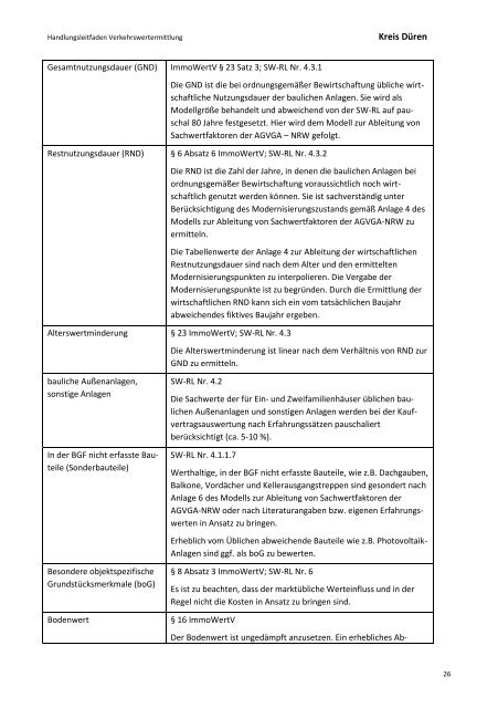 Handlungsleitfaden Verkehrswertermittlung Version 2.0