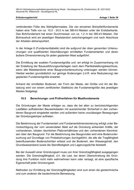 Erläuterungsbericht - Bezirksregierung Münster