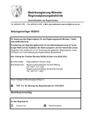 Sitzungsvorlage 16/2013 - Bezirksregierung Münster