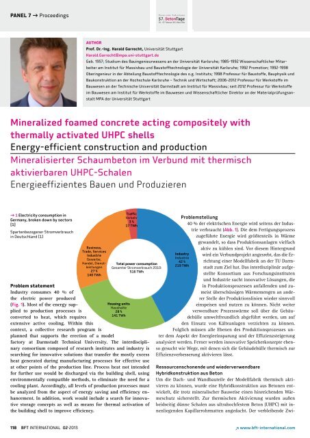 KONGRESSUNTERLAGEN | PROCEEDINGS - Bft-international.com