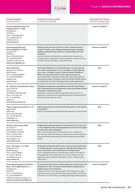 KONGRESSUNTERLAGEN | PROCEEDINGS - Bft-international.com