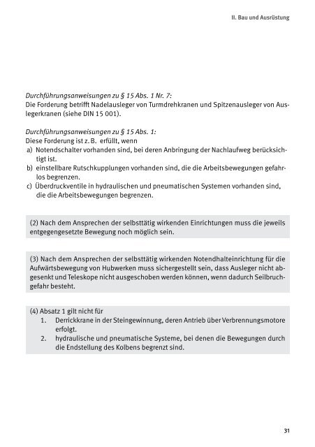 BGV D6 - Berufsgenossenschaft Holz und Metall