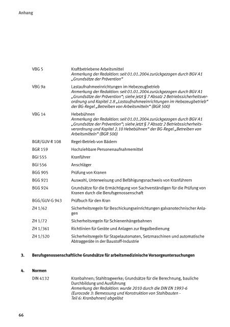 BGV D6 - Berufsgenossenschaft Holz und Metall