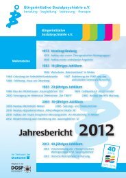 Jahresbericht 2012 - Bi-Sozialpsychiatrie