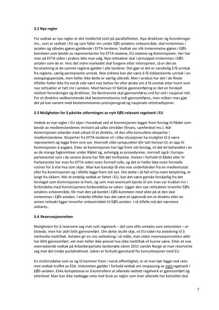 Working Paper Series 5/13 EØS-AVTALEN - BI Norwegian Business ...