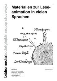 Materialien zur Leseanimation in vielen Sprachen - Bibliomedia ...