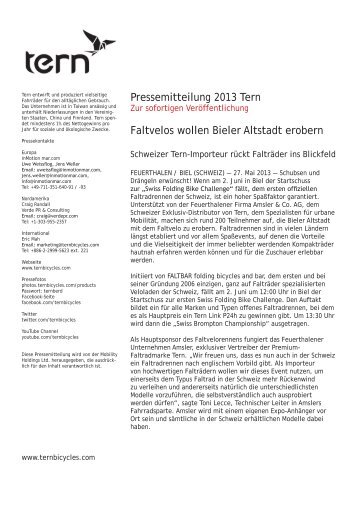 Pressemitteilung (PDF, 380.61 KB) - Bieler Tagblatt