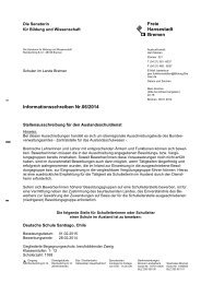 Informationsschreiben Nr. 06/2014 Auslandsschuldienst, Schulleiter ...