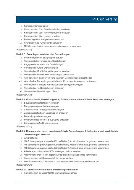 Fortgeschrittene Baugruppenverwaltung mit Creo Parametric 2.0