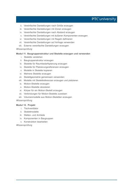 Fortgeschrittene Baugruppenverwaltung mit Creo Parametric 2.0