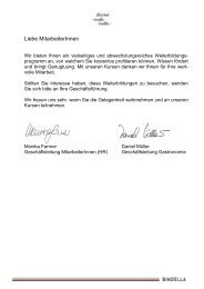 Weiterbildungsprogramm (PDF) - Bindella