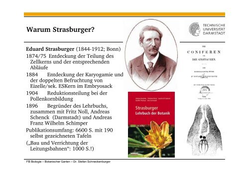 Folien zum Vortrag - Fachbereich Biologie der TU