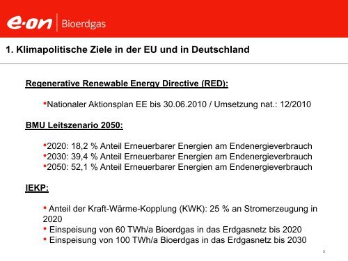 Märkte und ordnungspolitisches Umfeld Bioerdgas