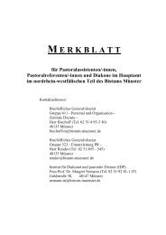 Zusammenfassung Merkblatt - Bistum Münster