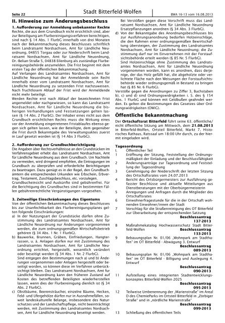 Amtsblatt 16-13 erschienen am 16.08.2013.pdf - Stadt Bitterfeld ...