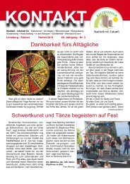 Stadtteilzeitung Kontakt - Bleckede