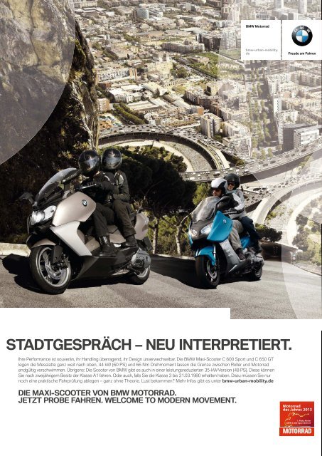 BMW emotion 2/2013 Ausgabe hier als PDF herunterladen.