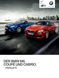 Preisliste (PDF - 1,0 MB) - BMW Deutschland