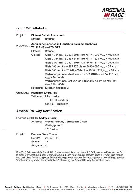 EISENBAHNRECHTLICHES BAUGENEHMIGUNGSVERFAHREN ...