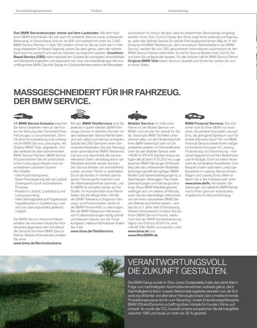 Katalog (PDF - 11,0 MB) - BMW Deutschland