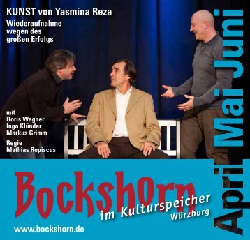 KUNST von Yasmina Reza - Bockshorn