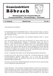 Ausgabe Nr. 126 Oktober 2013 - Böbrach