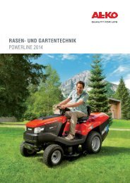ALKO Powerline Rasen- und Gartentechnik 2014 - Boehler Josef ...