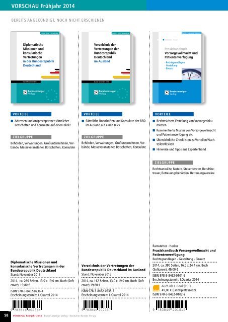 VORSCHAU Frühjahr 2014 - boersenblatt.net