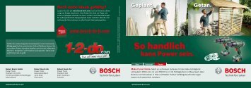 PDF - 2,4 MB - Bosch Elektrowerkzeuge für Heimwerker