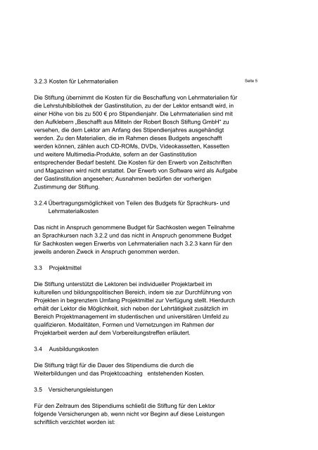 Bewilligungsbedingungen 14_15 (PDF) - Robert Bosch Stiftung