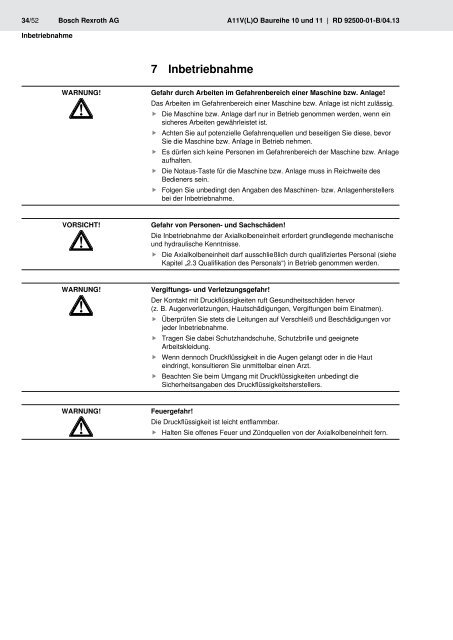 Axialkolben-Verstellpumpe A11V(L)O - Bosch Rexroth