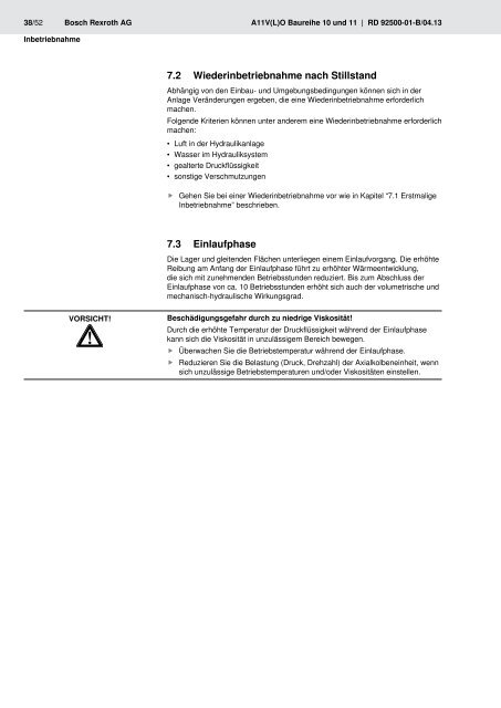 Axialkolben-Verstellpumpe A11V(L)O - Bosch Rexroth