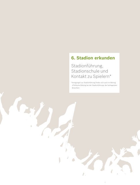 Methodensammlung Lernort Stadion (PDF) - Robert Bosch Stiftung