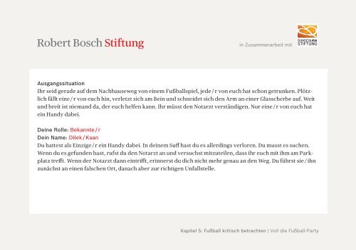 Methodensammlung Lernort Stadion (PDF) - Robert Bosch Stiftung