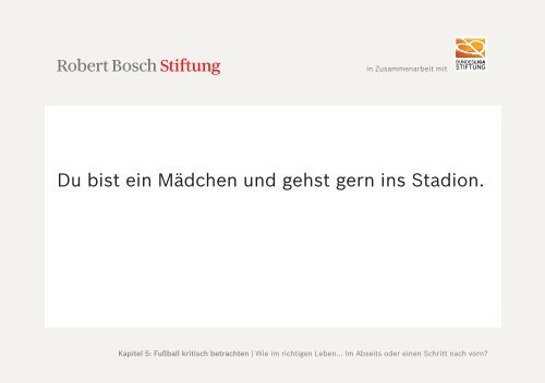 Methodensammlung Lernort Stadion (PDF) - Robert Bosch Stiftung