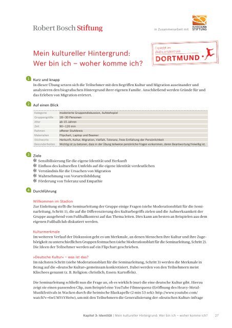 Methodensammlung Lernort Stadion (PDF) - Robert Bosch Stiftung