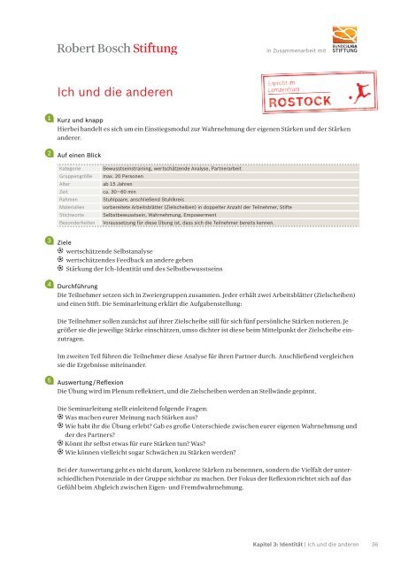 Methodensammlung Lernort Stadion (PDF) - Robert Bosch Stiftung