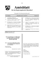 Amtsblatt - Bezirksregierung Düsseldorf