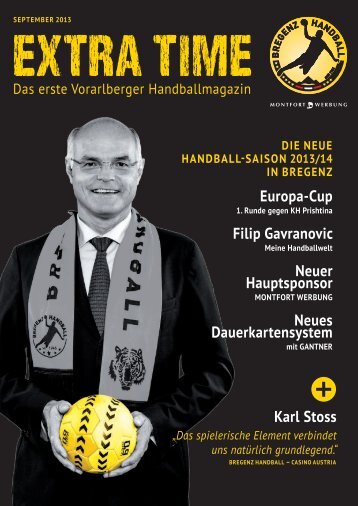 ExtraTime September 2013 downloaden - Bregenz Handball