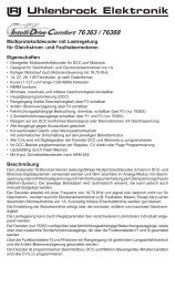 Multiprotokolldecoder mit Lastregelung für Gleichstrom ... - Brekina