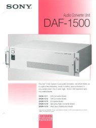 DAF—1 500 - BroadcastStore.com