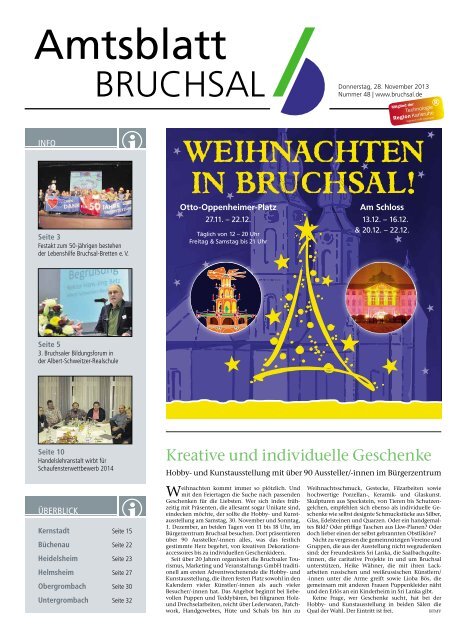 Amtsblatt KW 48/2013 - Bruchsal