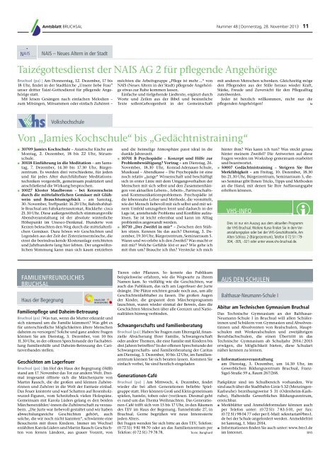 Amtsblatt KW 48/2013 - Bruchsal