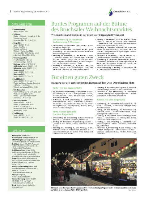 Amtsblatt KW 48/2013 - Bruchsal